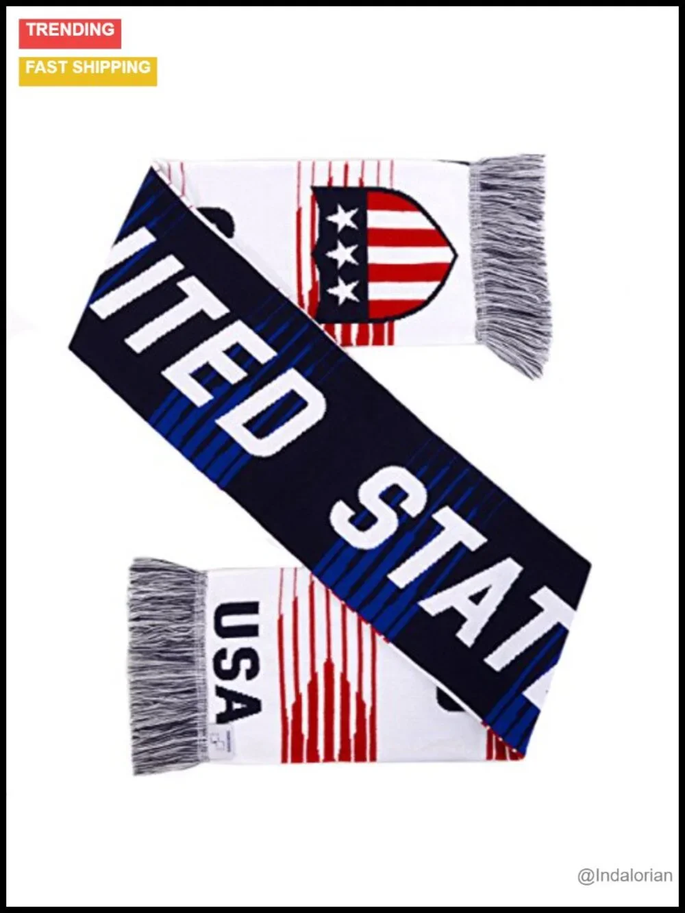 High-Definition Continuous Knit Acrylic Spandex Scarf 60x7